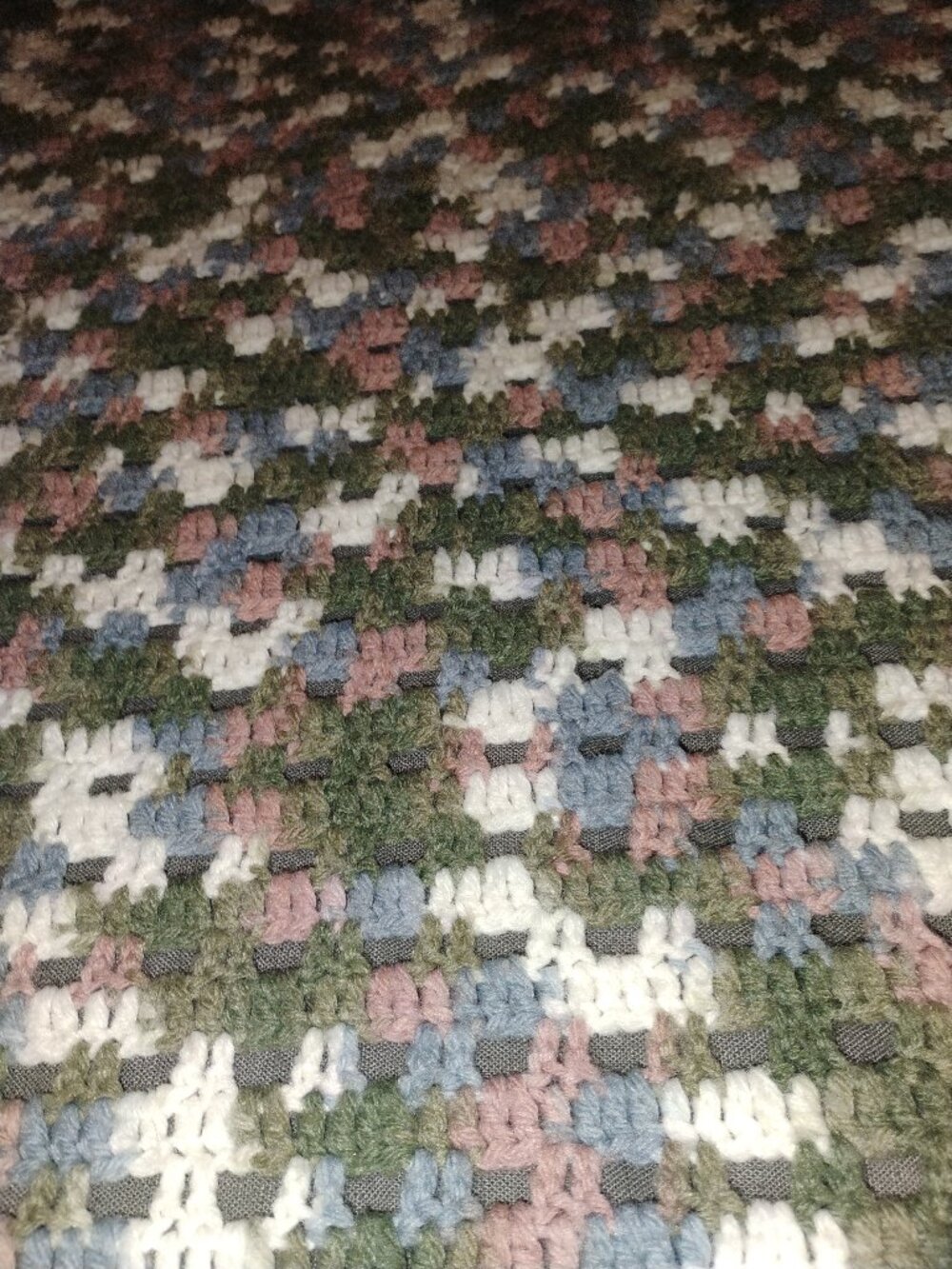 Handmade queen size afghan blanket